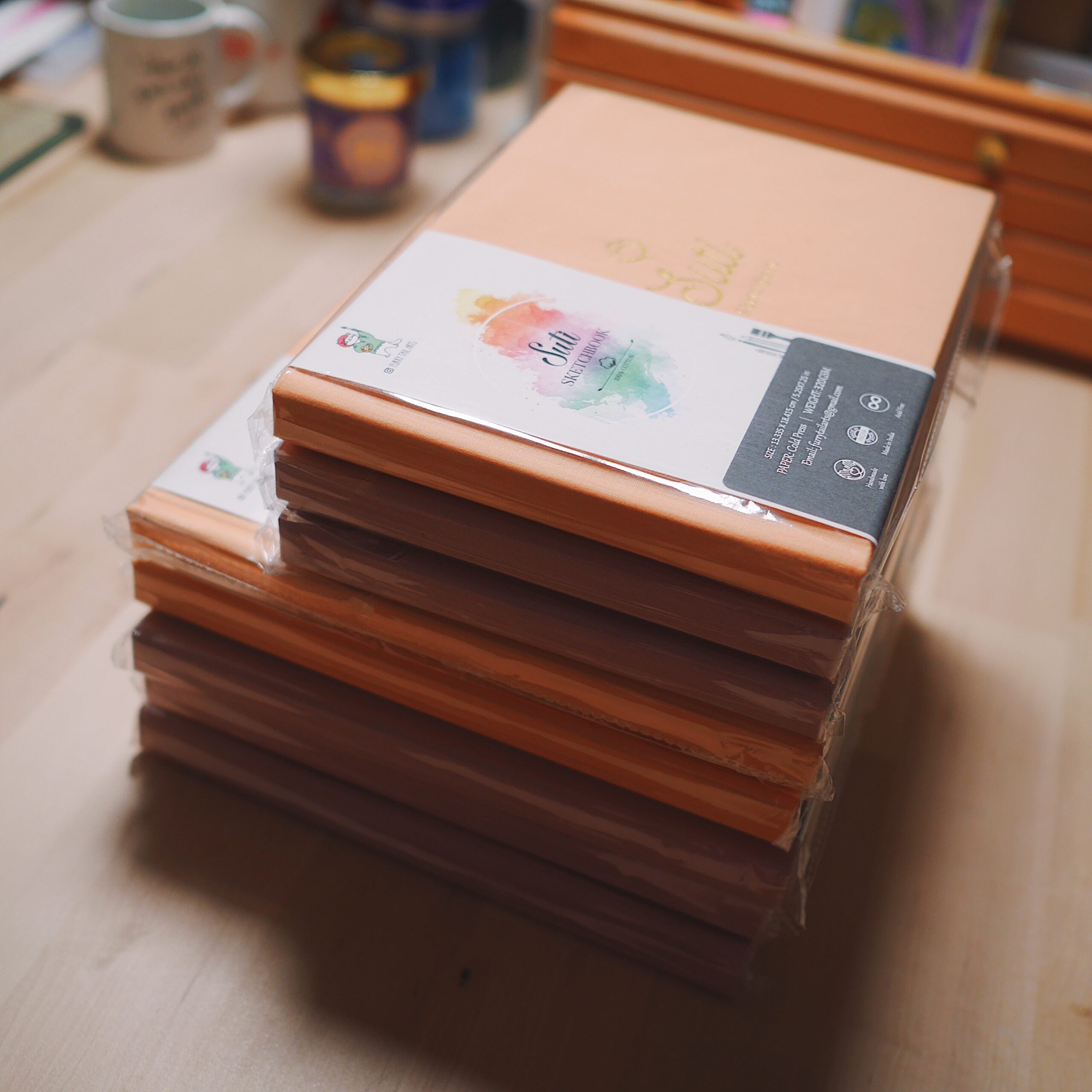Suti Sketchbook Paysage - 100% Coton fait main