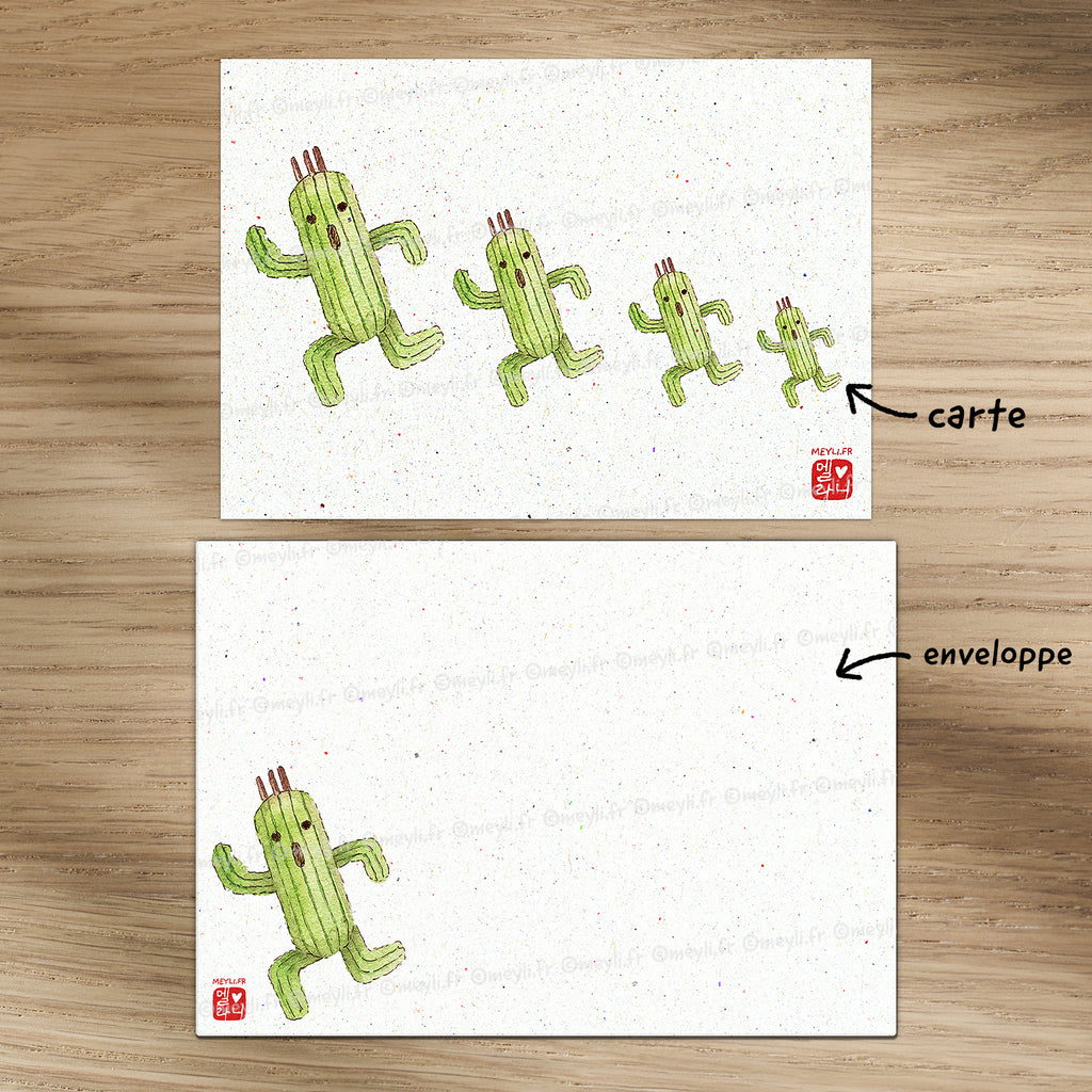 Pampa Family Final Fantasy - Set de correspondance - Enveloppe, carte et sticker