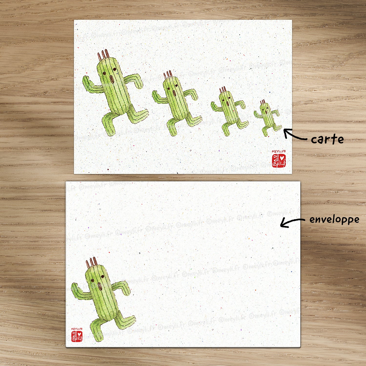 Pampa Family Final Fantasy - Set de correspondance - Enveloppe, carte et sticker
