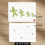 Pampa Family Final Fantasy - Set de correspondance - Enveloppe, carte et sticker