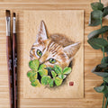 Le Chaton au Regard de Jade - Illustration