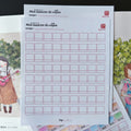 Mon nuancier de crayon de couleur - 72 couleurs (Lot 10 feuilles)