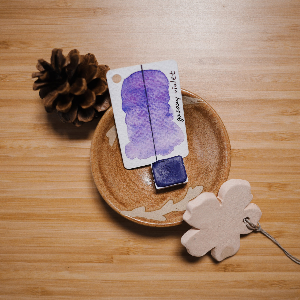 Galaxie Violet - PATOUNE COLORS (Aquarelle artisanale)