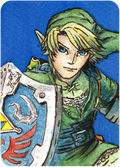 Link, The Legend of Zelda - Original Artist Card ACEO