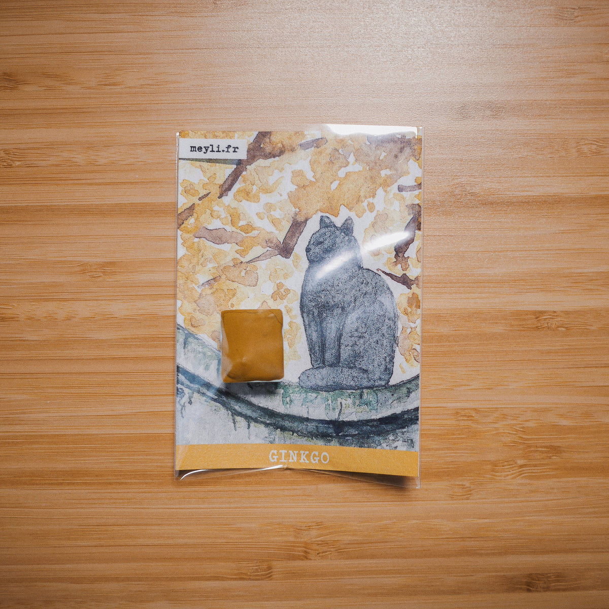 Ginkgo - PATOUNE COLORS (Aquarelle artisanale)