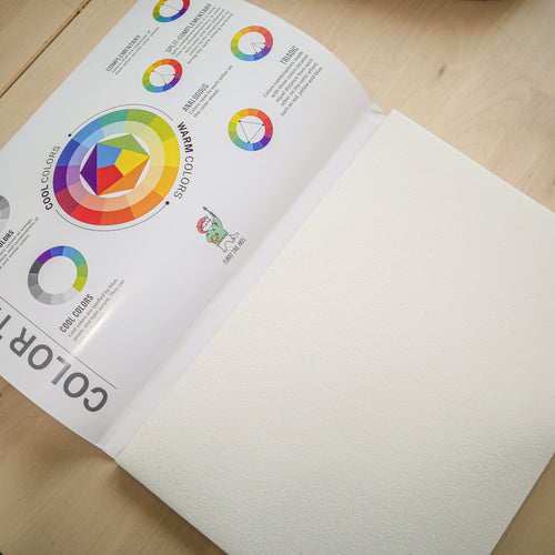 Bloc A4 Papier collé - 320 g/m² - 100 % Coton pour aquarelle/gouache