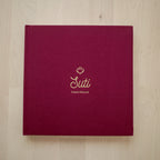 Suti Sketchbook Carré - 100% Coton fait main - Bordeau
