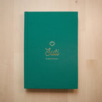 Suti Sketchbook Portrait - 100% Coton fait main - Cyan