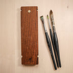 Palette en bois pour aquarelle/gouache
