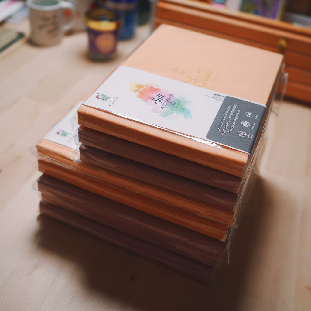 Suti Sketchbook Carré - 100% Coton fait main