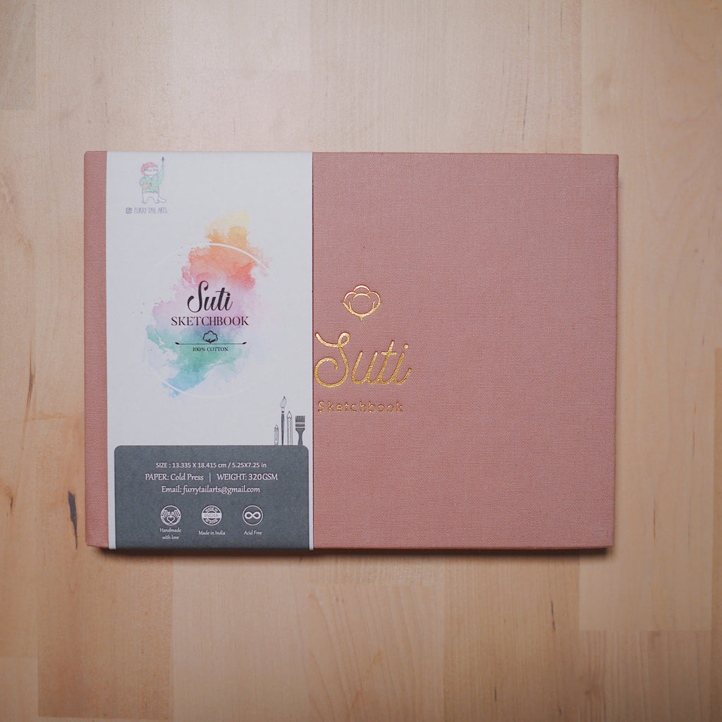 Suti Sketchbook Paysage - 100% Coton fait main