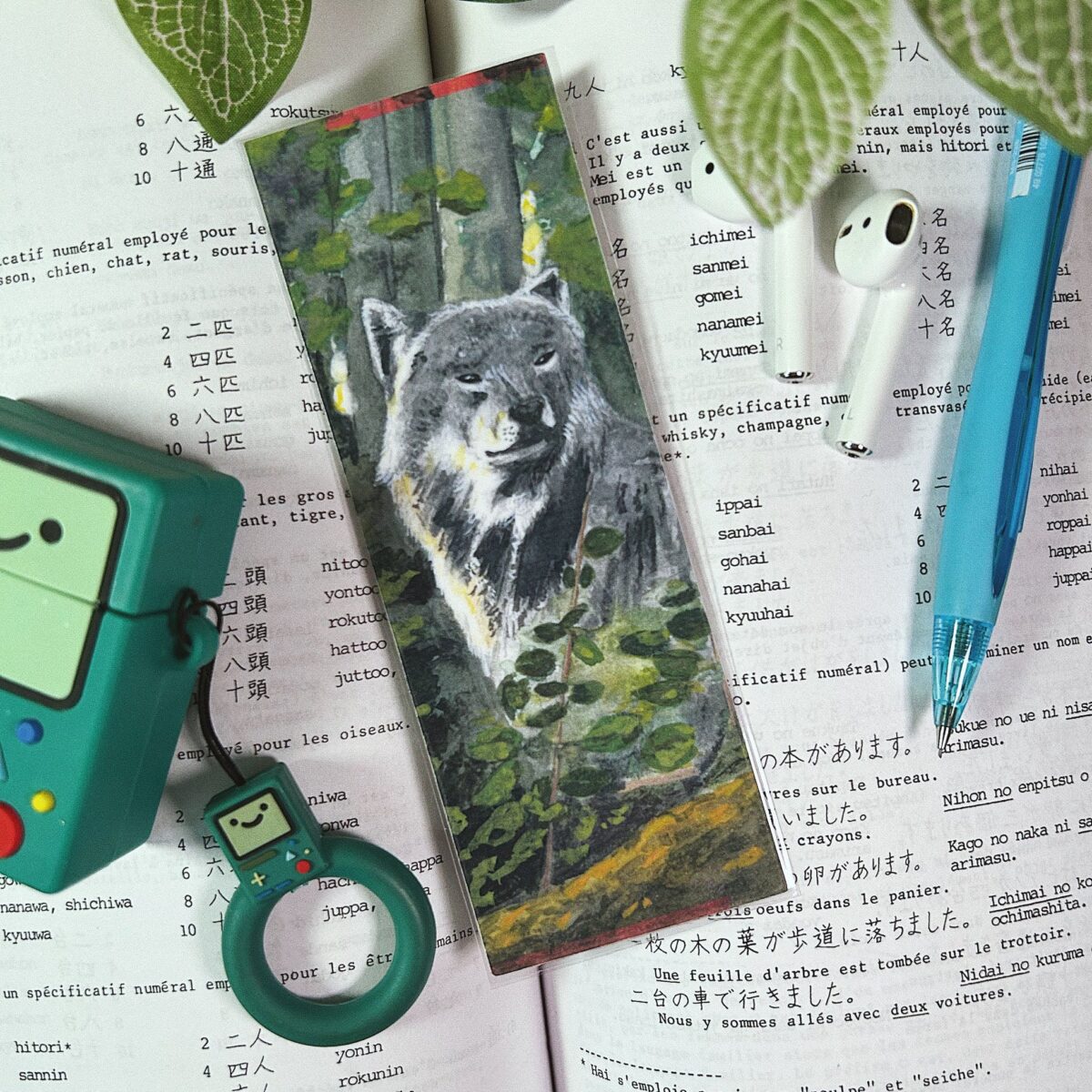 Marque-page - Loup
