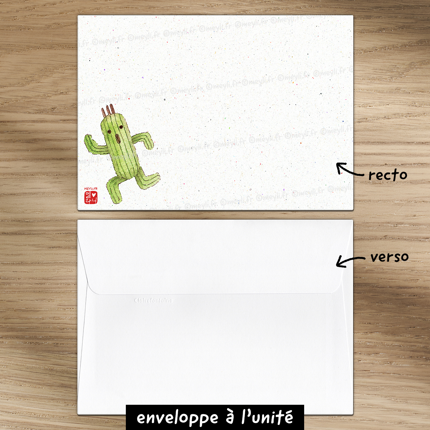 Pampa Family Final Fantasy - Set de correspondance - Enveloppe, carte et sticker – Image 4