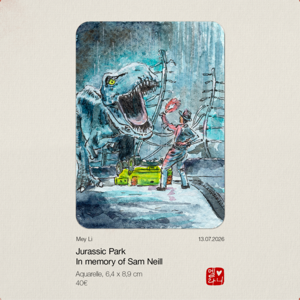 Jurassic Park - Original Artist Card ACEO