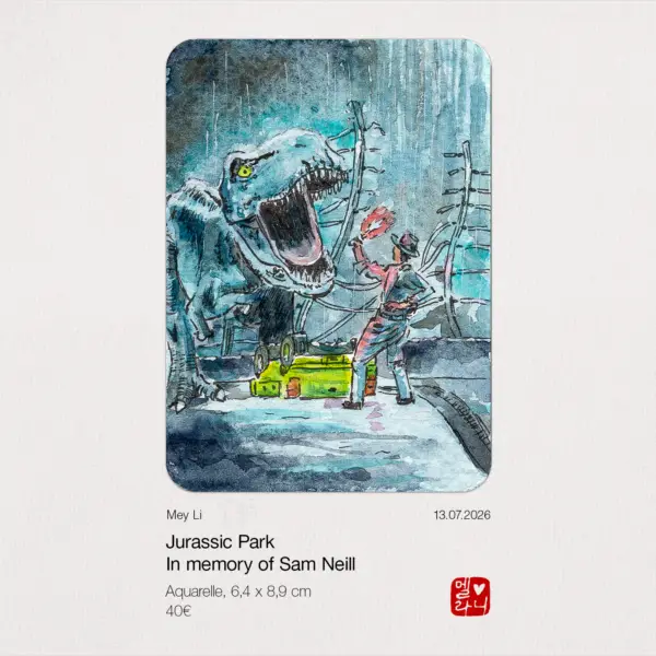 Jurassic Park - Original Artist Card ACEO